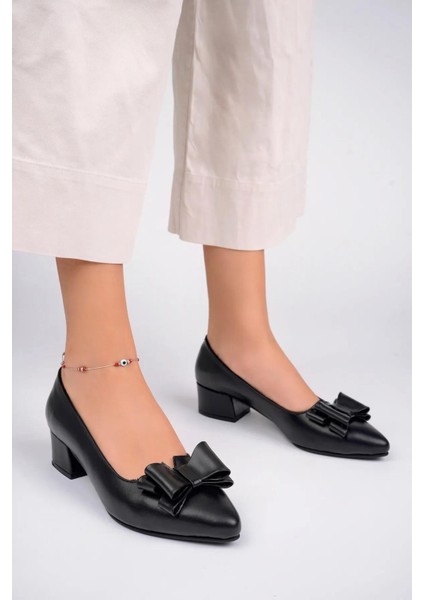 Deri Kadın Topuklu Deri Ayakkabı TRC71-1085 modelleri