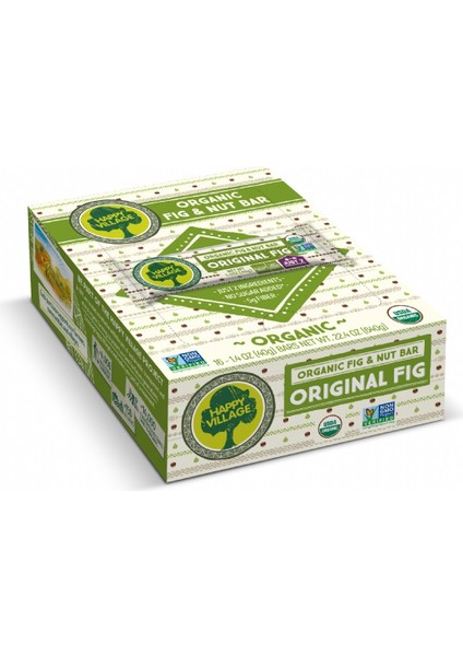 Organik Incir&fındık Bar-Orijinal Incir-Meyve Barı- Organik Meyve Barı- Glutensiz- Vegan 40 gr x 16 Ad.