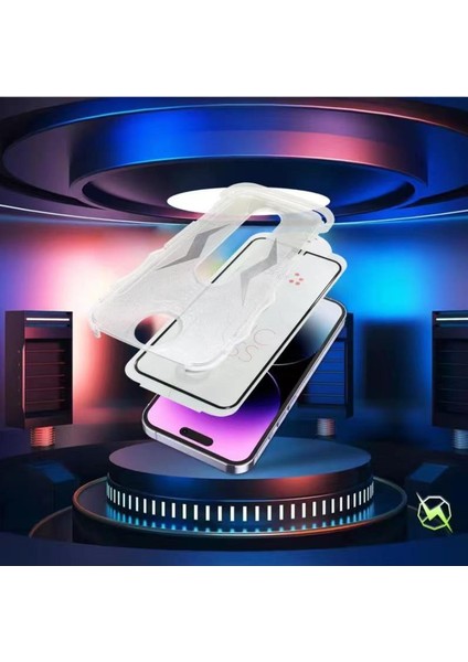 Apple iPhone 16 Pro Max Tqr Kolay Uygulama Aparatlı 5d Magic Glass Cam Ekran Koruyucu