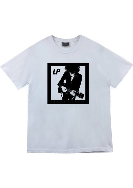 Unisex Beyaz Lp Laura Pergolizzi Baskılı T-Shirt