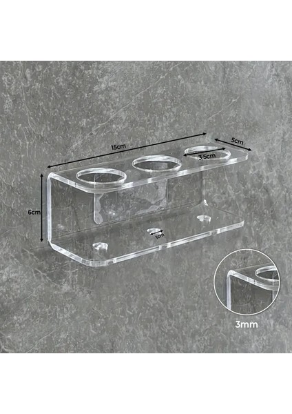 Diş Fırçası Pleksi Tutucu 15X6X5CM fiyatları