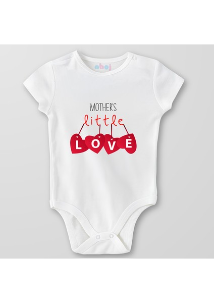 Organik Pamuk Mother's Little Love Bebek Body Çıtçıtlı Zıbın Badi Kısa Kol