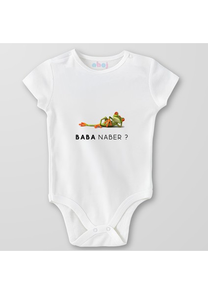 Organik Pamuk Baba Naber Bebek Body Çıtçıtlı Zıbın Badi Kısa Kol