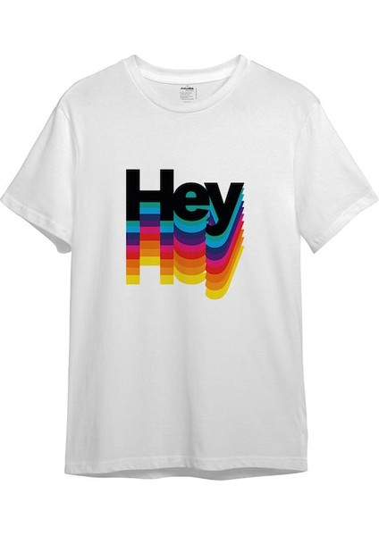 Hey Tişört - Beyaz