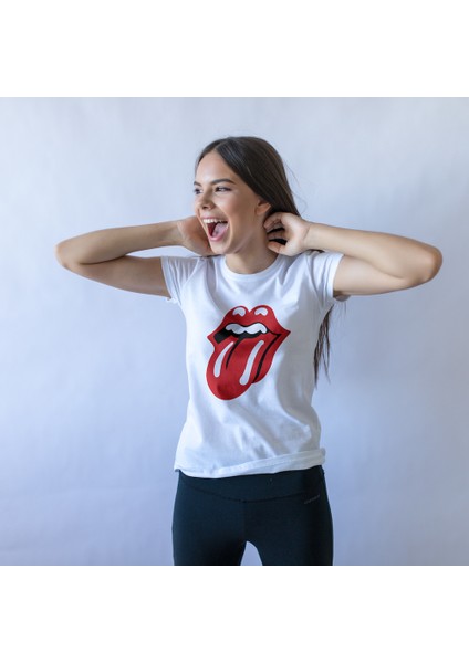 The Rolling Stones Tişört - Beyaz