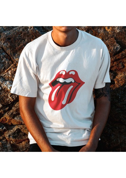 The Rolling Stones Tişört - Beyaz