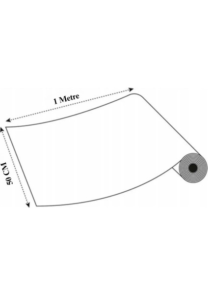 Parlak Beyaz Mobilya ve Dolap Kaplama Folyosu 50 cm x 1 Metre (Lake , Arkası Gri) indirimleri