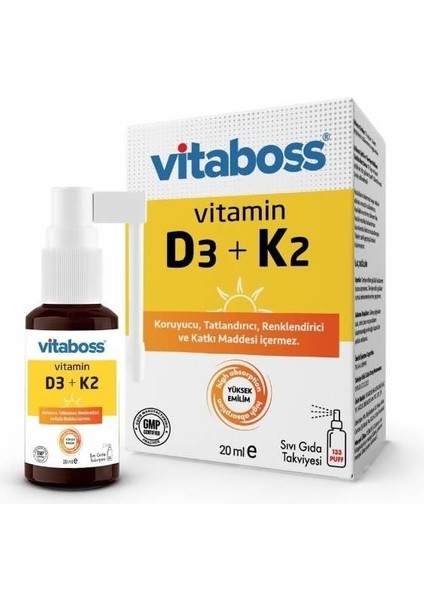 Vitamin D3 K2 Sprey 20ML