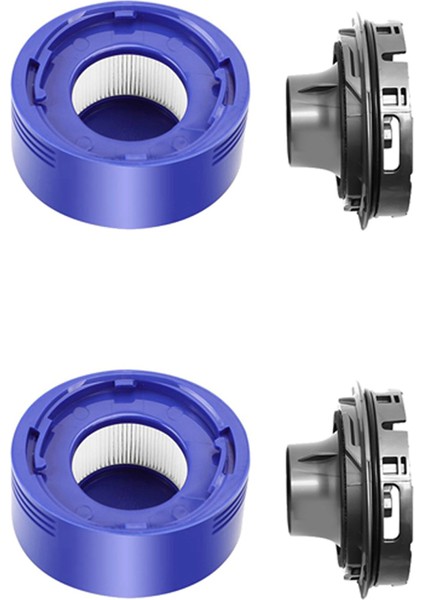2x V7 V8 Elektrikli Süpürge Aksesuarları Motor Arka Kapak Filtre Takımı Parçaları (Yurt Dışından)