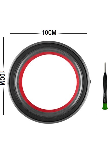V12 Slim Elektrikli Süpürge Toz Haznesi Üst Sabit Sızdırmazlık Halkası Yedek Kova Filtre Çöp Kutusu Için 2x (Yurt Dışından) fiyatları