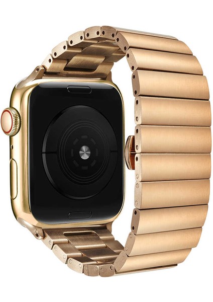 Watch 44MM Uyumlu Krd-41 Metal Kordon Zore - Siyah