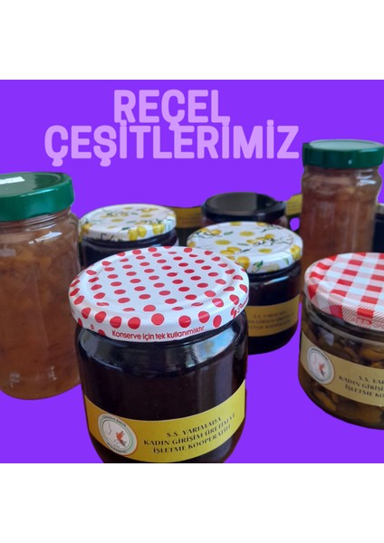 Kızılcık Receli - 380 gr Kadın emeği ile üretilmiştir
