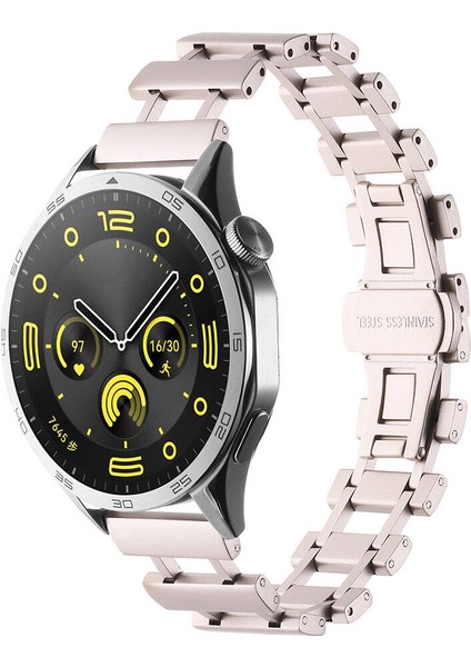 Gear S3 Uyumlu Zore - Krd-96 22MM Metal Kordon-Siyah