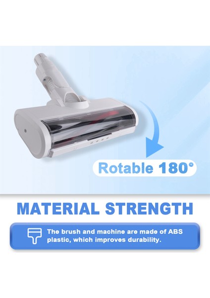 K10/G10 1C/V8/V9B/V9P/V11/G9 Elektrikli Süpürge Elektrikli Zemin Fırça Başlığı LED Işıklı Temizlik (Yurt Dışından) indirimleri