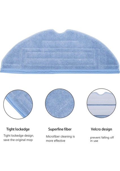 20 Adet Paspas Bezi Pedleri S7 T7S T7 Plus Elektrikli Süpürge Parçaları Mikrofiber Yumuşak Ped Için Yedek (Yurt Dışından) fiyatları