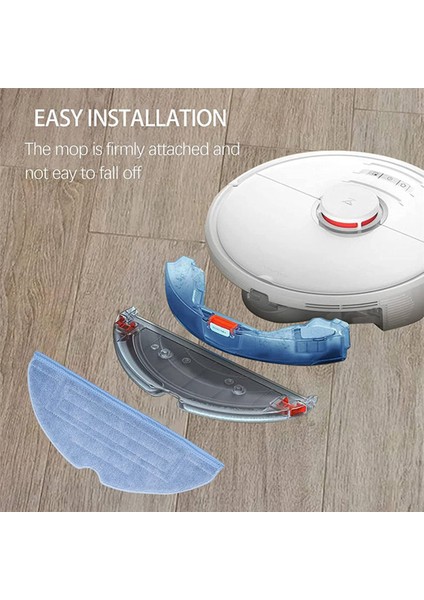 20 Adet Paspas Bezi Pedleri S7 T7S T7 Plus Elektrikli Süpürge Parçaları Mikrofiber Yumuşak Ped Için Yedek (Yurt Dışından) fırsatları