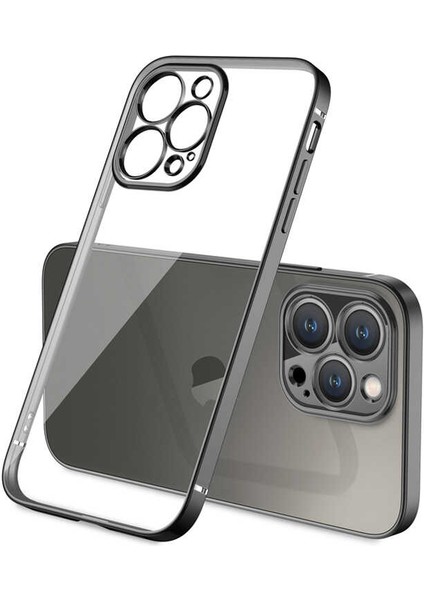 Apple iPhone 13 Pro Max Kılıf Gbox Kapak-Siyah