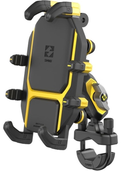 Smnu Exo Monster Pro Titreşim Önleyici Gidon Bağlantılı Telefon Tutucu Sarı modelleri