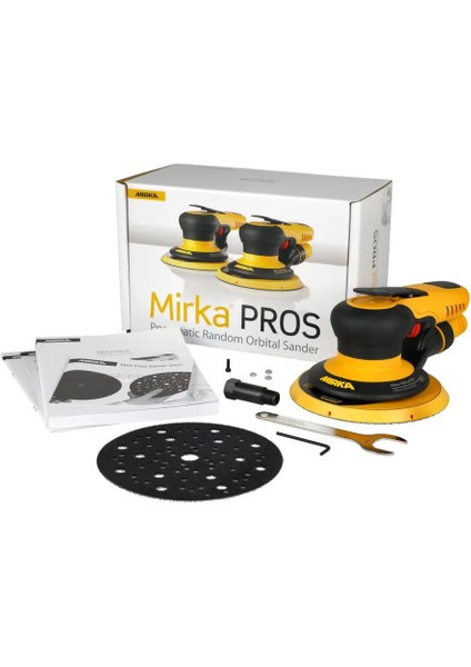 Mırka Pros 650CV 150MM Orbit 5.0 Havalı Zımpara Makinesi