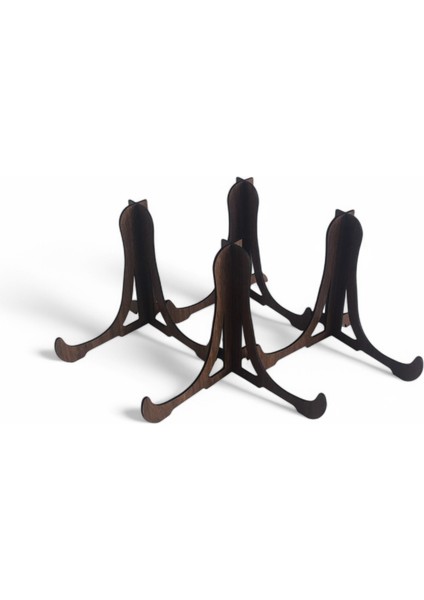 Tabak ve Süs Levhaları Gerçek Ahşap 4'lü Teşhir Ayağı 16X16 Stand fiyatları