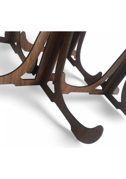 Tabak ve Süs Levhaları Gerçek Ahşap 4'lü Teşhir Ayağı 16X16 Stand fırsatları