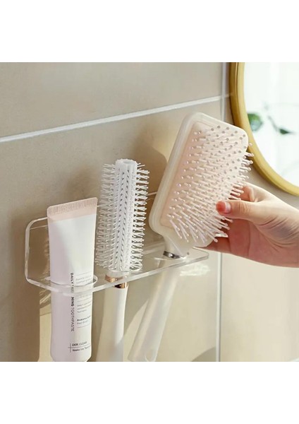 Duvara Monte Pleksi Saç Fırçası Tutucu modelleri