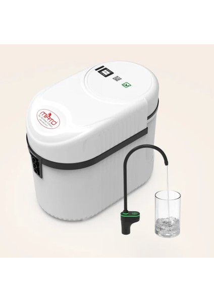 Cam Tanklı Su Arıtma Cihazı Pompalı Dijital Musluklu