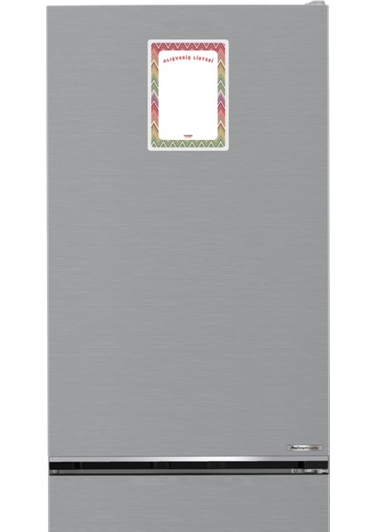 Yaz-Sil Planlayıcı Zikzak Desenli Alışveriş Listem Buzdolabı Notluk.notluk.magnetli Planlayıcı 21X15 fiyatları