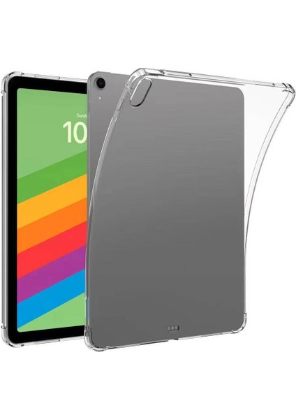 Apple iPad Air 11 2025 M3 Kılıf Zore Tablet Nitro Anti Shock Silikon Kapak - Şeffaf