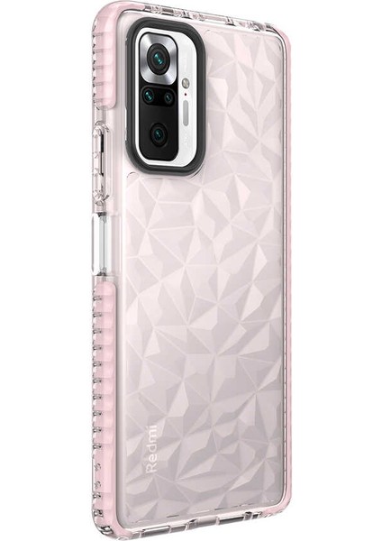 Xiaomi Redmi Note 10 Pro Kılıf Buzz Kapak-Pembe