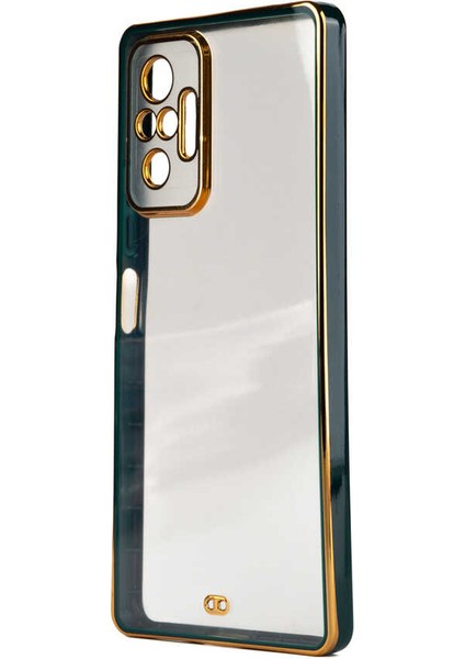 Xiaomi Redmi Note 10 Pro Kılıf Voit Clear Kapak-Yeşil