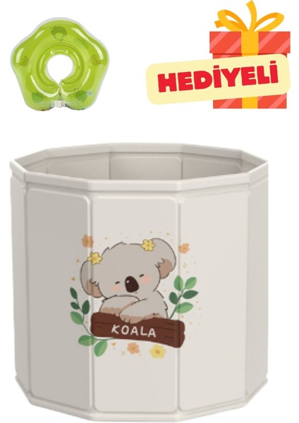 Koala Desenli Plastik Çocuk Küveti / Oyun Havuzu(Portatif Bebek Banyo Havuzu) fırsatları