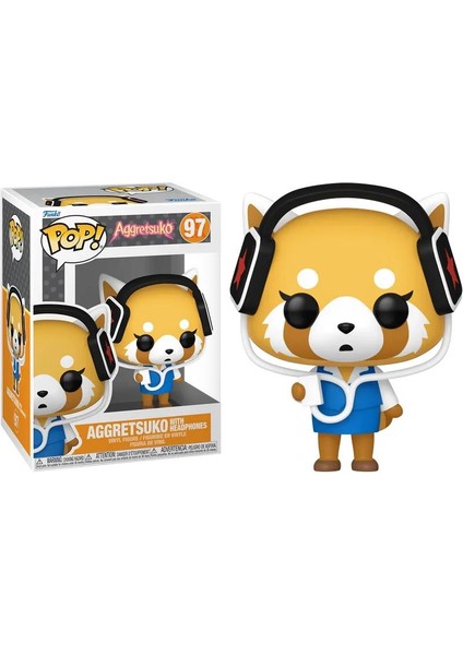 Pop Sanrio Aggretsuko - Aggretsuko With Headphones No:97
