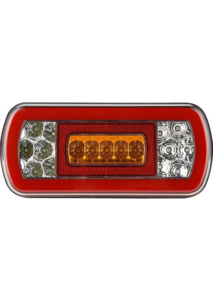 12V Stop Lambası (Neon Ledli) (4 Fonksiyonlu) (Kablolu) (220*100*50 Mm)