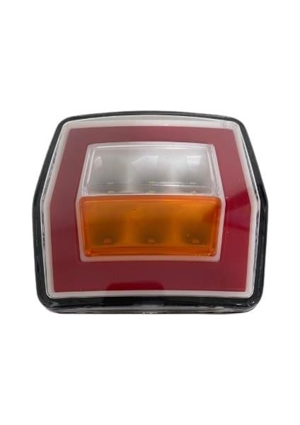 24V Stop Lambası Mini Kare (Neon Ledli) (4 Fonksiyonlu) (98*92*42)