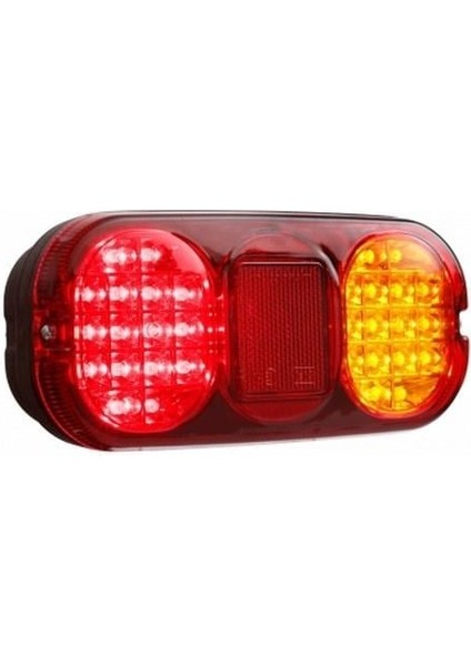 12V Stop Lambası (Ledli) (Soketli) (200*92*59 Mm) Iş Makinası