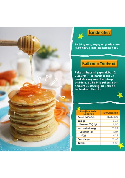 Havuçlu Pankek Karışımı (235 gram)