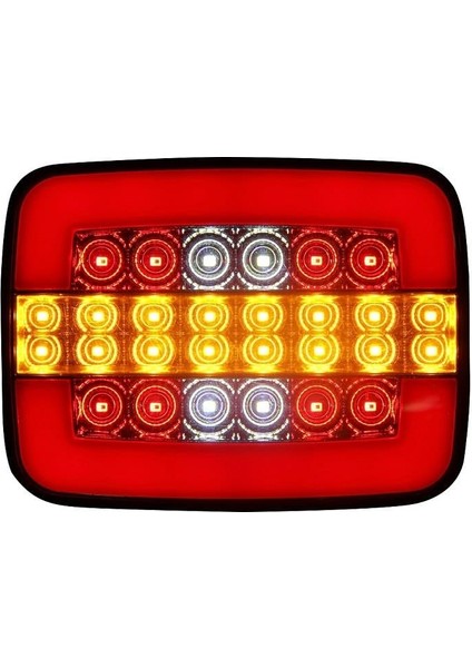 24V Stop Lambası Neon Ledli (Kayar Sinyalli) (126*97*40 Mm) fiyatları