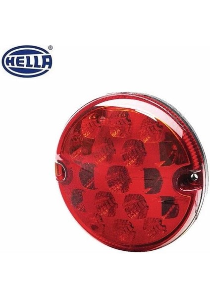 12V-24V Stop Lambası (Park-Fren) 17 Ledli Kırmızı (95 Mm)