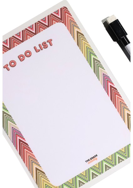 Yaz Sil Zikzak Desen To Do List Manyetik Buzdolabı Planlayıcı Magnetli Planlayıcı Buzdolabı Notluk fırsatları