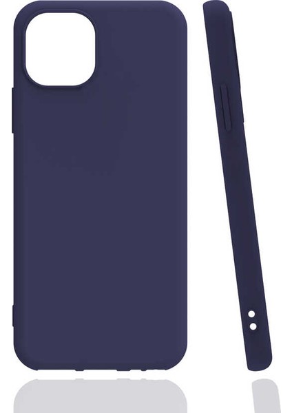 Apple iPhone 13 Pro Max Kılıf Tqr Biye Silikon-Lacivert