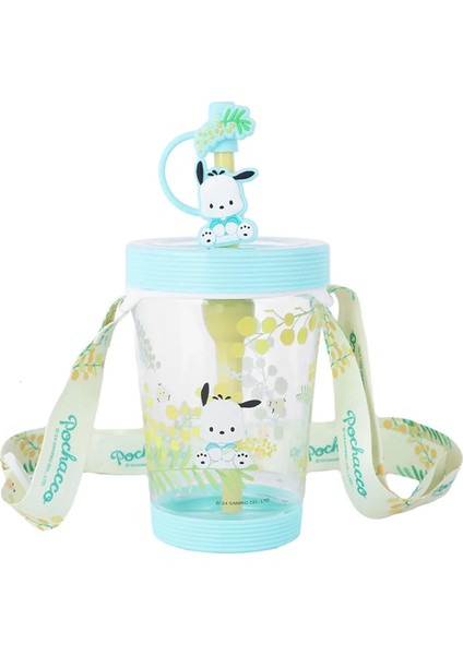 Sanrio Lisanslı Pipetli Plastik Bardak (535ML) - Pochacco