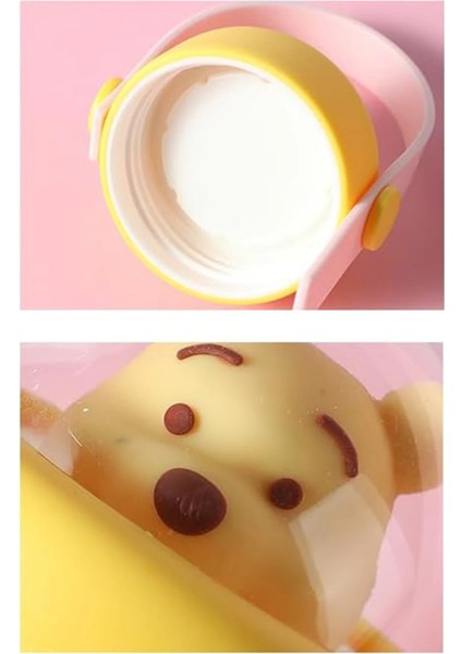 Winnie The Pooh Lisanslı Tutacaklı Plastik Şişe (600ML)