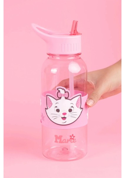 Disney Marie Lisanslı Pipetli ve Kapaklı Plastik Suluk (1000 Ml) fiyatları