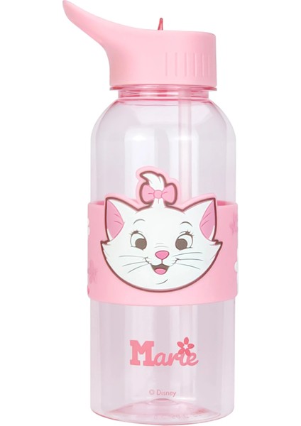 Disney Marie Lisanslı Pipetli ve Kapaklı Plastik Suluk (1000 Ml) indirimleri
