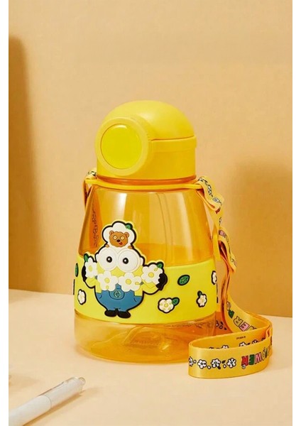 Minions Lisanslı Otomatik Kapaklı Plastik Suluk (800ML) fiyatları
