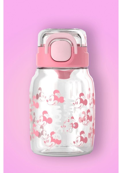 Disney Minnie Mouse Lisanslı Omuz Askılı Tritan Suluk (600ML)