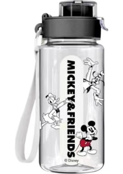 Disney Mickey Mouse Lisanslı Otomatik Kapaklı ve Askılı Plastik Suluk fırsatları