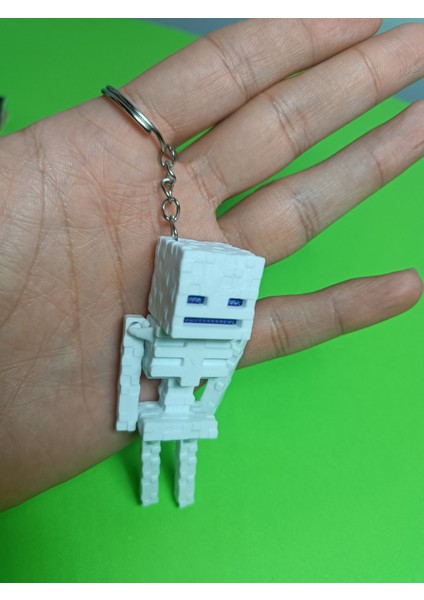 Minecraft Iskelet Anahtarlık (5 Adet Olarak Satılmaktadır.) -PRIME3D-