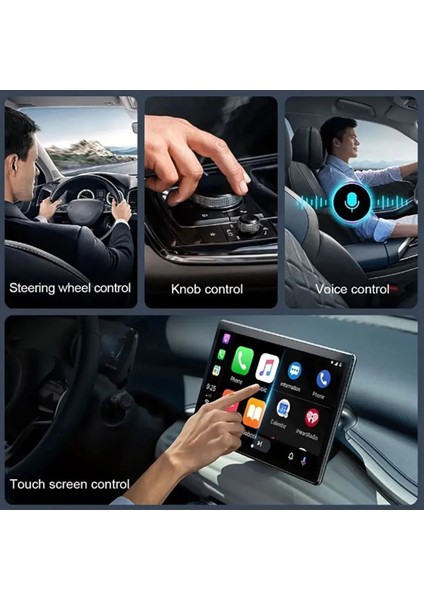 Yeni Tasarım Mini Kablosuz Carplay USB ve Type-C Uyumlu Araç Multimedya Adaptörü